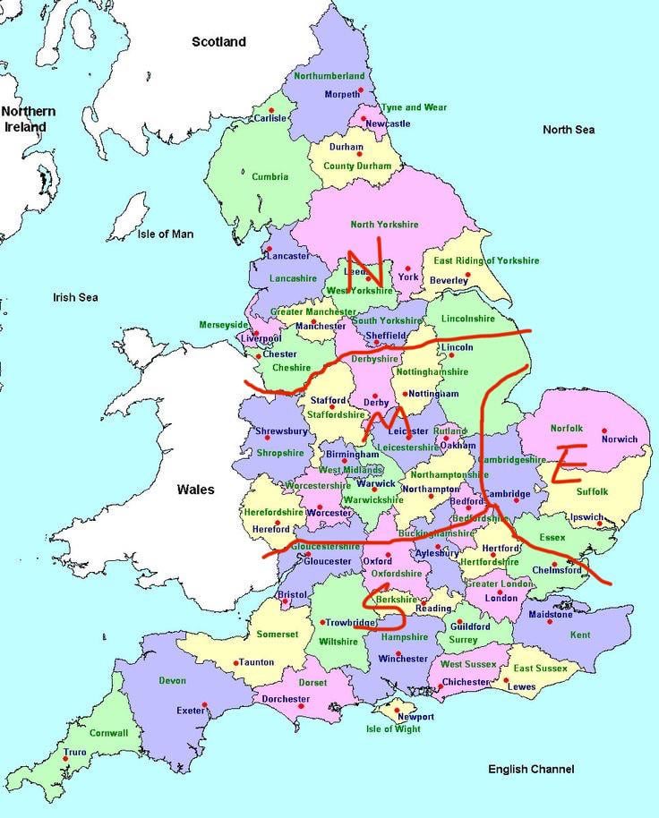 The proper way to split this country into areas