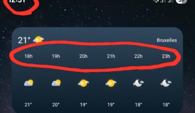 IRM Météo app and widget