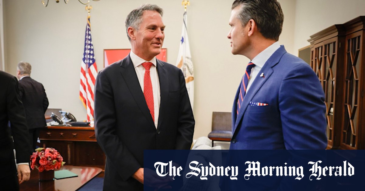 Richard Marles, Pete Hegseth meeting denied by Pentagon as a ‘happenstance encounter’
