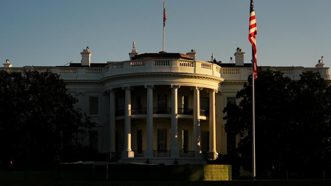 Secret Service routine exercise outside White House