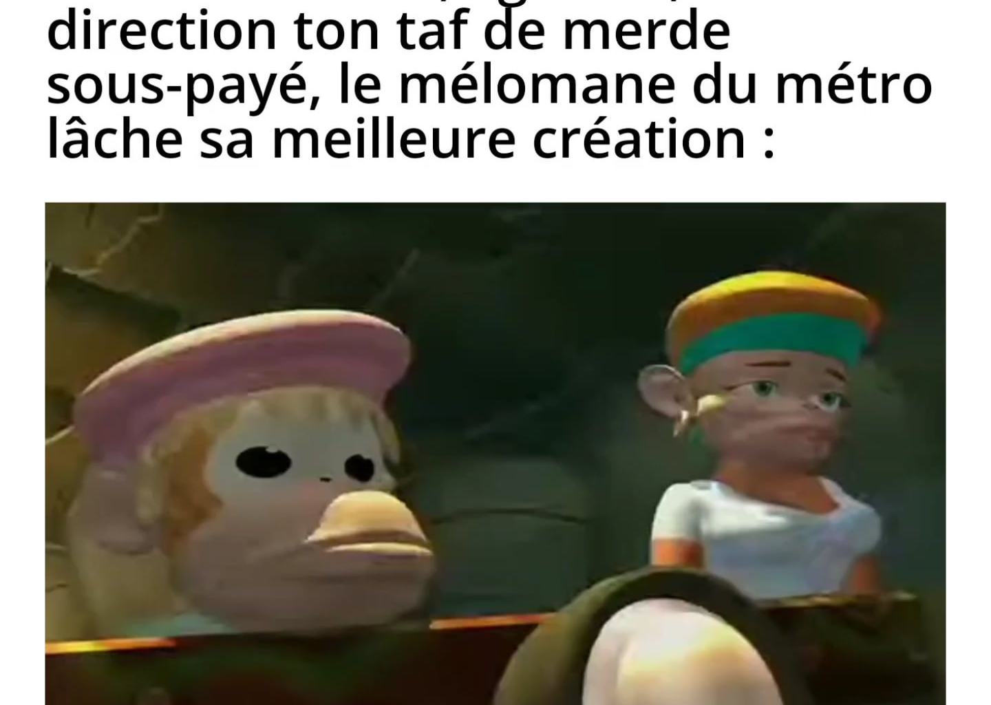 Mon frère en rails, je préfère vivre mon exploitation dans le silence.