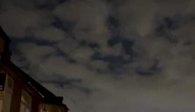 What are these lights in the sky? Taken from Crofton Park