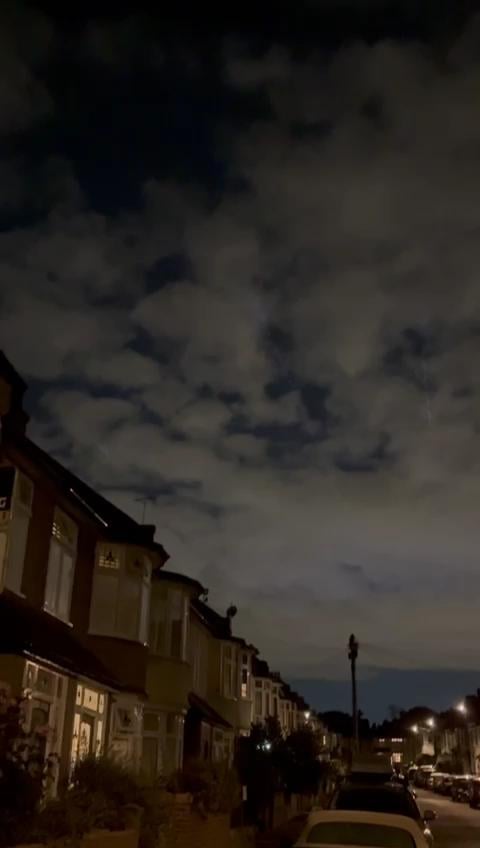 What are these lights in the sky? Taken from Crofton Park