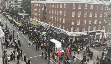 Does anyone know what this march is about? It happened at Edgware road.