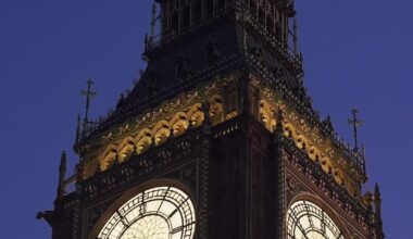 London’s brief yet magical blue hour.