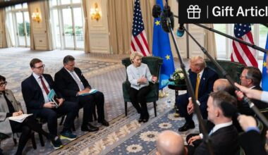 Trump, With Tariffs and Threats, Tries to Strong-Arm Nations to Retreat on Climate Goals | The president has made no secret of his distaste for wind and solar in America. Now he’s taking his fossil fuel agenda overseas.