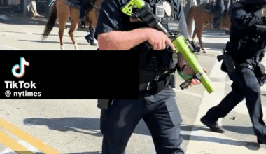 NYT analyzed videos, photos, and audio from two LA police incidents on June 8th. Officers broke protocol using 40mm sponge rounds on protesters.