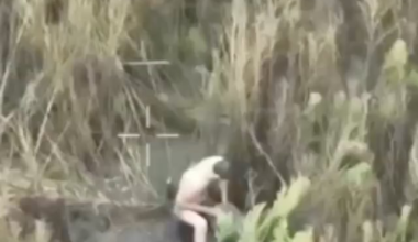 Unpleasant situation for Russian invader dressed only in underpants