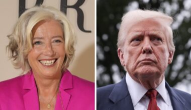 Emma Thompson, Donald Trump