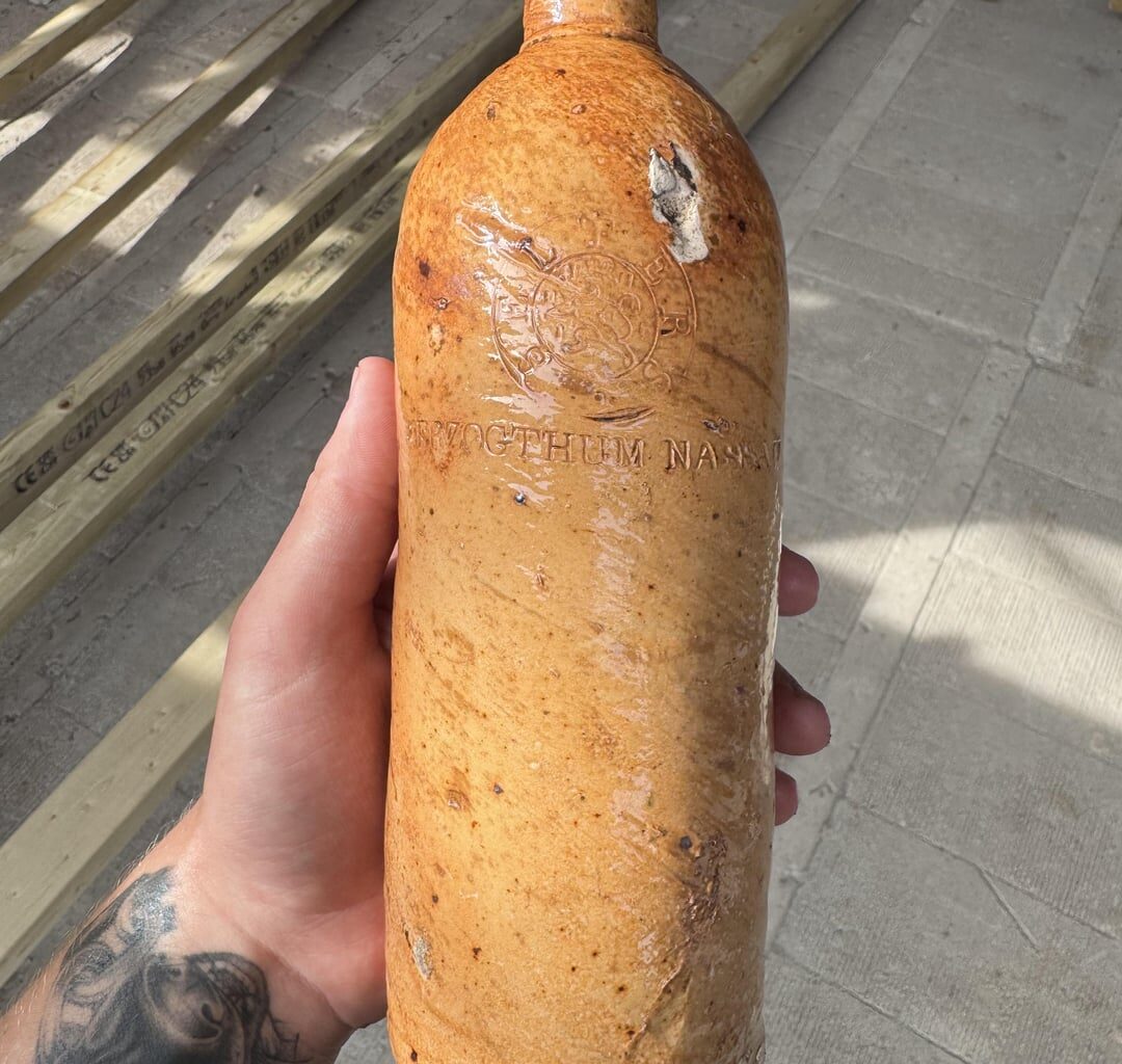 Bottle we’ve dug up on site