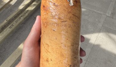 Bottle we’ve dug up on site