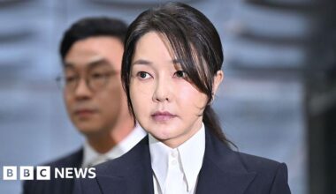 South Korea's ex-first lady arrested in bribery probe