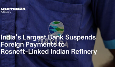 India’s Largest Bank Suspends Foreign Payments to Rosneft-Linked Indian Refinery — UNITED24 Media