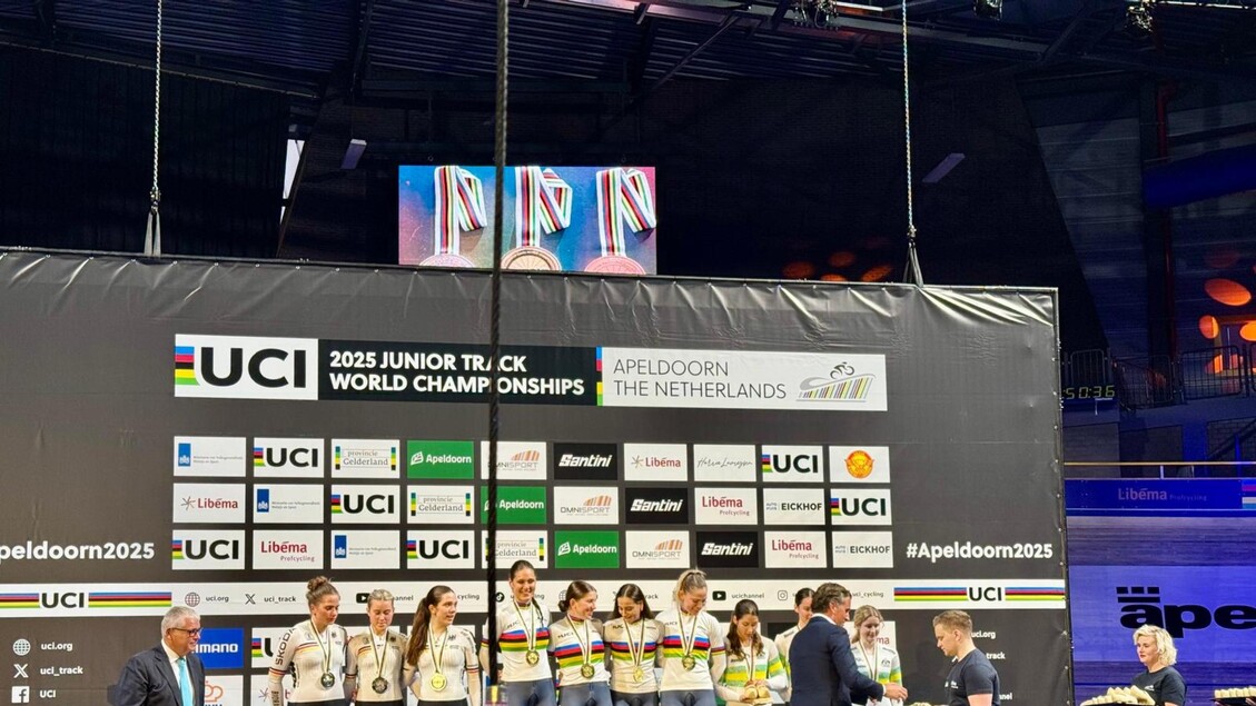 Team sprint donne, Italia storico oro ai Mondiali juniores - Ciclismo