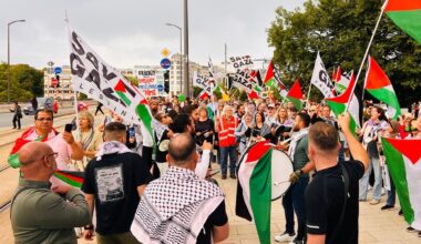 La mission de l'Etat de Palestine participe à une marche de solidarité au Luxembourg.