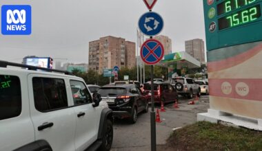Russians complain about fuel shortages and high prices as Ukrainian strikes on oil refineries bite