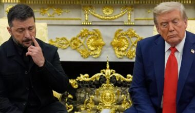 A multilateral meeting in the White House to discuss peace in Ukraine, 18 August, 2025