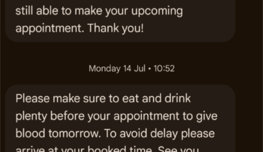 A number of years ago I added the blood donation phone number as "Count Dracula" in my phone. Still tickles me when the Count calls, wanting my blood.