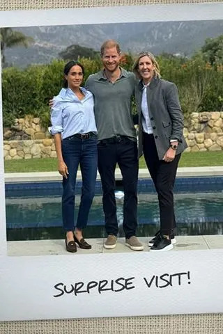 Jake Rosenberg/Netflix;Craig Barritt/Getty A photo of Meghan Markle, Prince Harry and Clare Smyth season 2 of