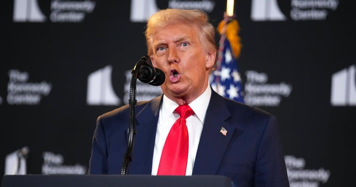 Trump, 79, Has Deranged Rant about ‘Grass’ at Kennedy Center