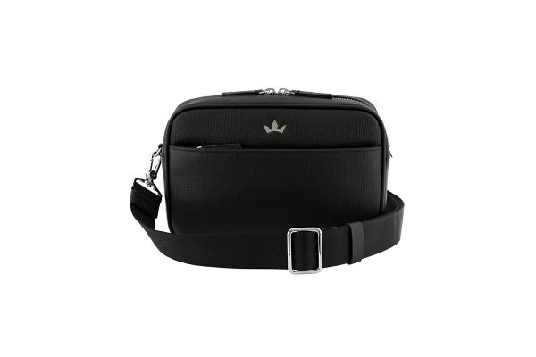Award 4-in-1 Messenger Bag Italian Leather Black