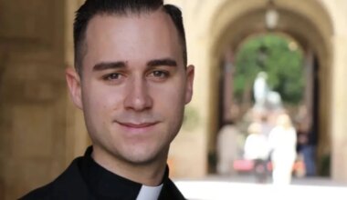 Pope Leo XIV tells newly ordained 24-year-old priest to ‘never lose your joy’