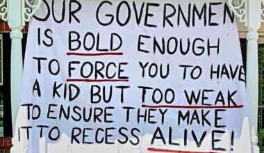 Another example of political gallows humor