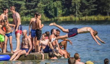 LIVE HITTE IN BELGIË. Warmste dag van de week vandaag met tropische temperaturen tot 35 graden