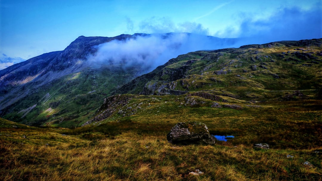 A overnight bikepacking over Blaenau Ffestiniog mountains and old slate quarrys