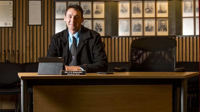 Former councillor Jamie Arbuckle boycotted briefings and workshops for nine months in protest of public-excluded meetings.