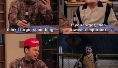 His dementia is rubbing off on them