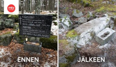 Russians destroying old memorials
