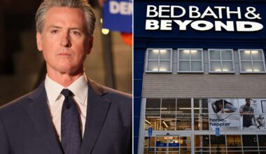 Gavin Newsom Responds to Bed Bath & Beyond Not Opening New Locations in California