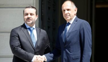 Gerapetritis meets with Syrian foreign minister in Athens
