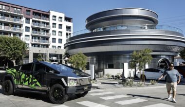 The Tesla Diner has become a hub for fans of Elon Musk