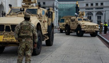 White House says National Guard members deployed to D.C. "may be armed"