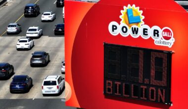 Powerball jackpot jumps to an estimated $1.1 billion after no winning tickets in Saturday's drawing
