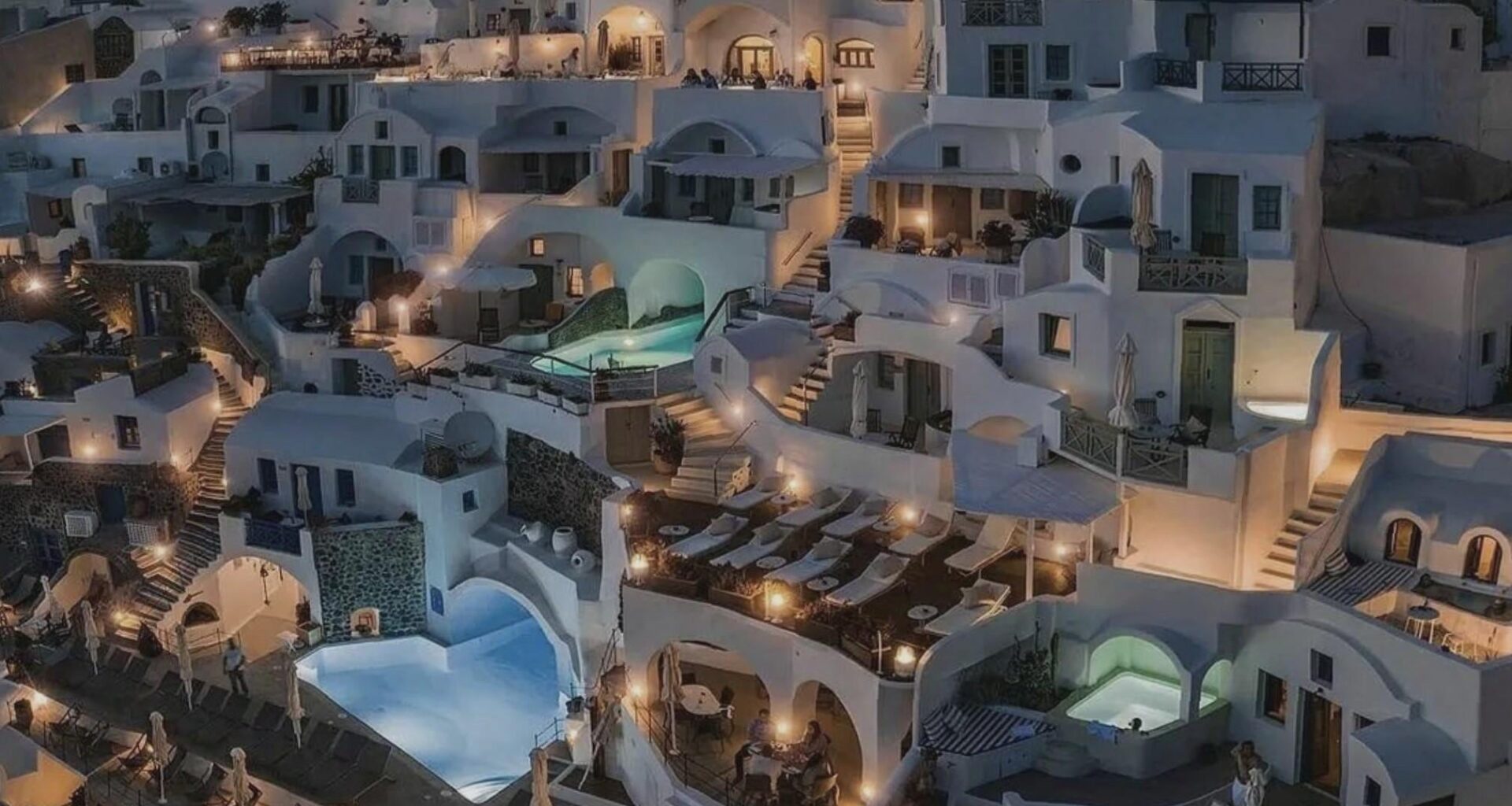 Santorini, Greece, by Sebastien Nagy.