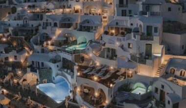 Santorini, Greece, by Sebastien Nagy.
