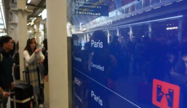 Le trafic de l'Eurostar fortement perturbé en raison d'une panne électrique
