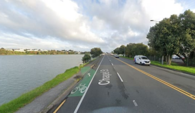 Mobility scooter rider rescued after plunging into Tauranga waterway