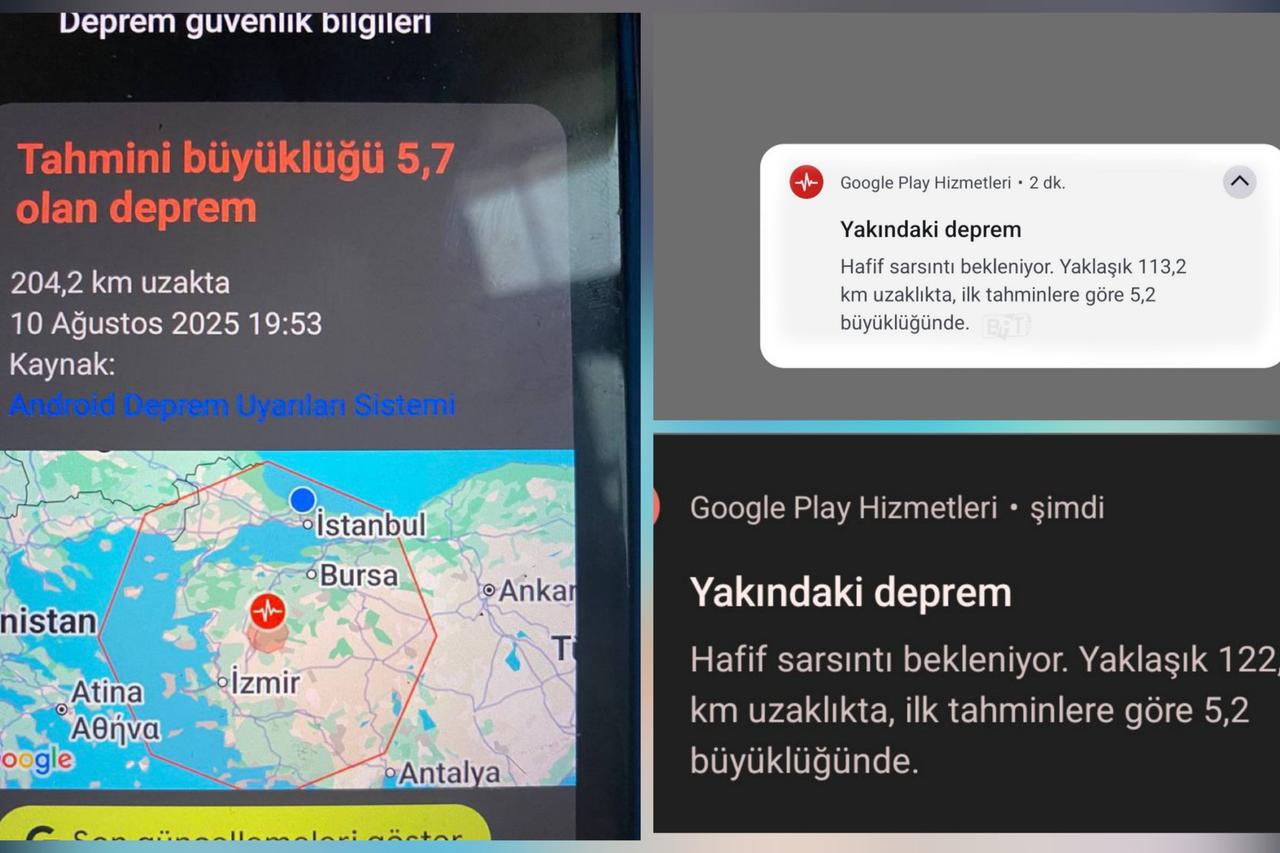 Google’s earthquake alert reaches Android users 30 seconds before Türkiye quake