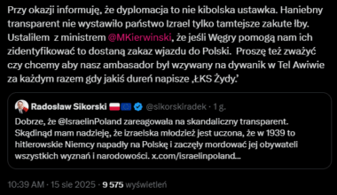 Sikorski z niepopularną, ale trafną opinią