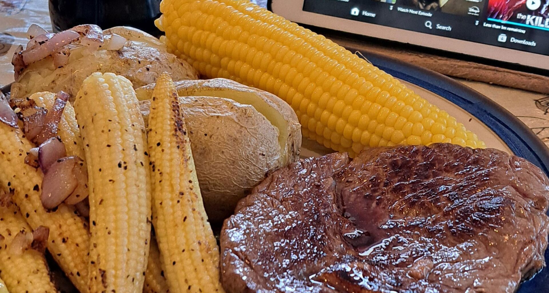 When the wife and kids are away...