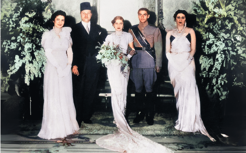 I found how made Princess Fawzia wedding dress in 1939