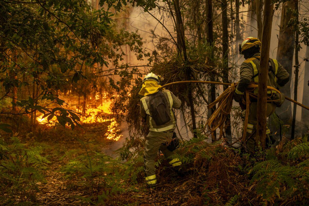 Spain’s Sanchez Calls for National Climate Pact as Fires Rage