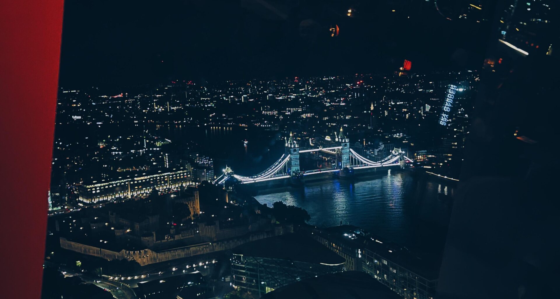 London at night