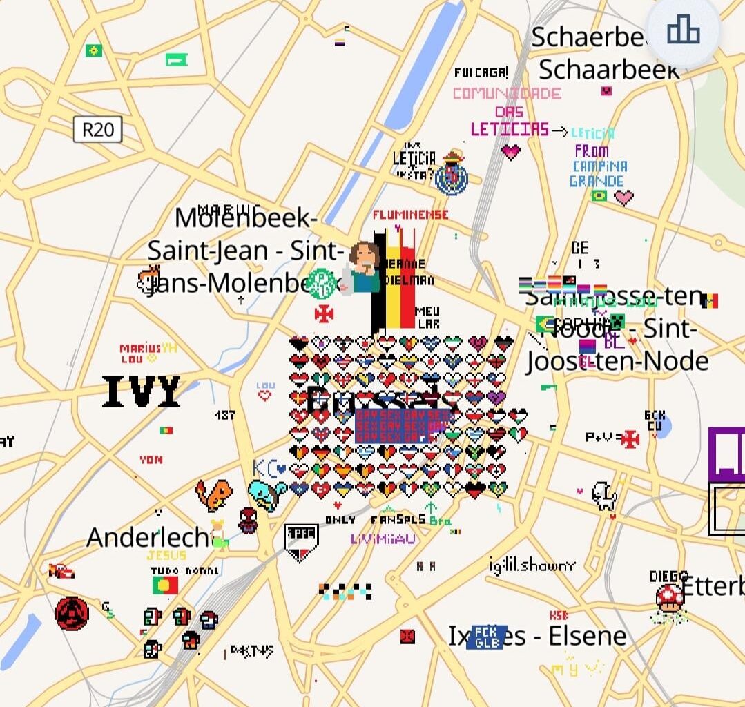 Defend Belgium on wplace.live
