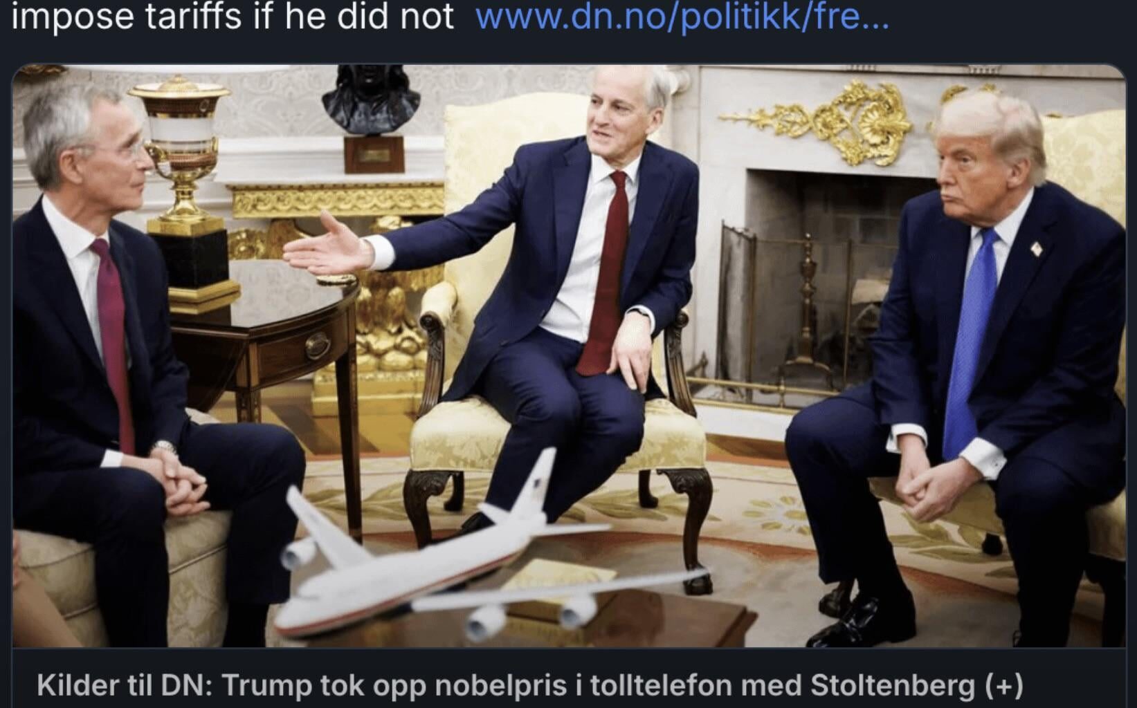 Trump Declares National Emergency That He Didn’t Get The Nobel Prize Yet