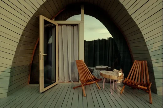 Moldova earth-sheltered rental cabins